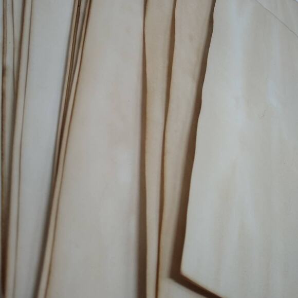 100 Coffee Dyed 8.5"x11" Papers, Hand Dyed Papers, Junk Journal Supply - Picture 1 of 4